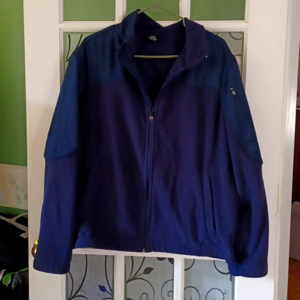 Fleece jacket Starter size large 42-44 blue